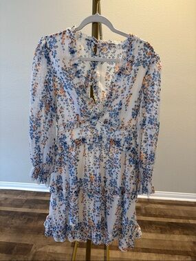 Long sleeve feminine dress